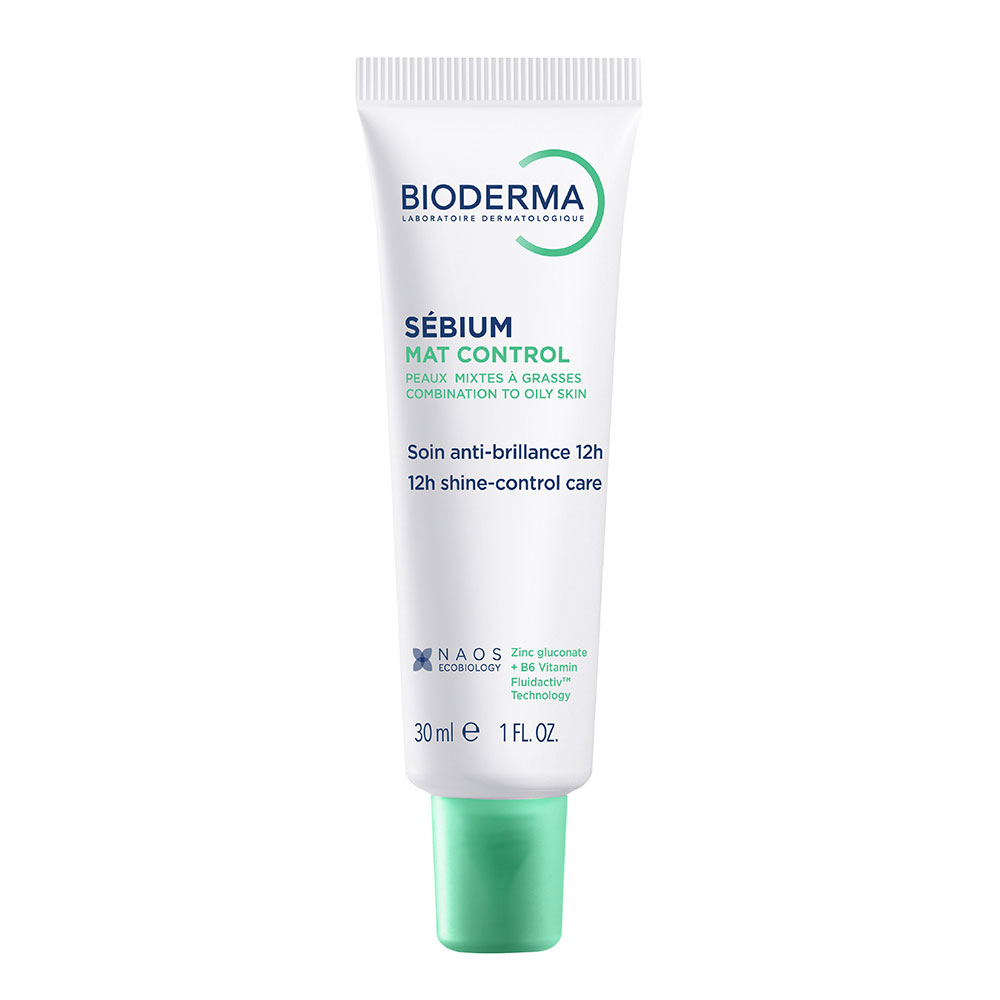 Bioderma Sebium Mat Control 12h anti-shine care combination to oily skin 30 ml