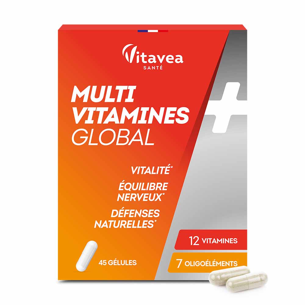 Vitavea Santé Comprehensive multivitamins stress and energy support 45 capsules