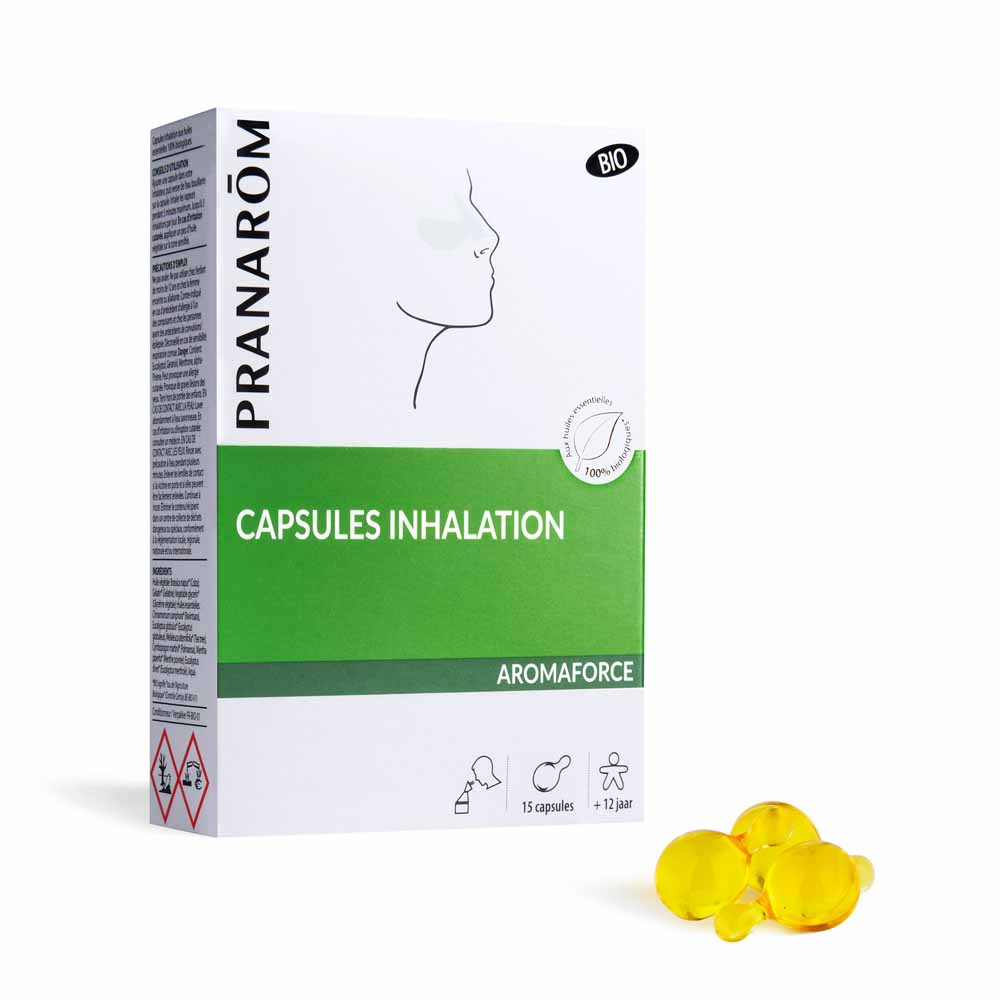 Pranarôm Aromaforce Inhalation capsules single dose x 15