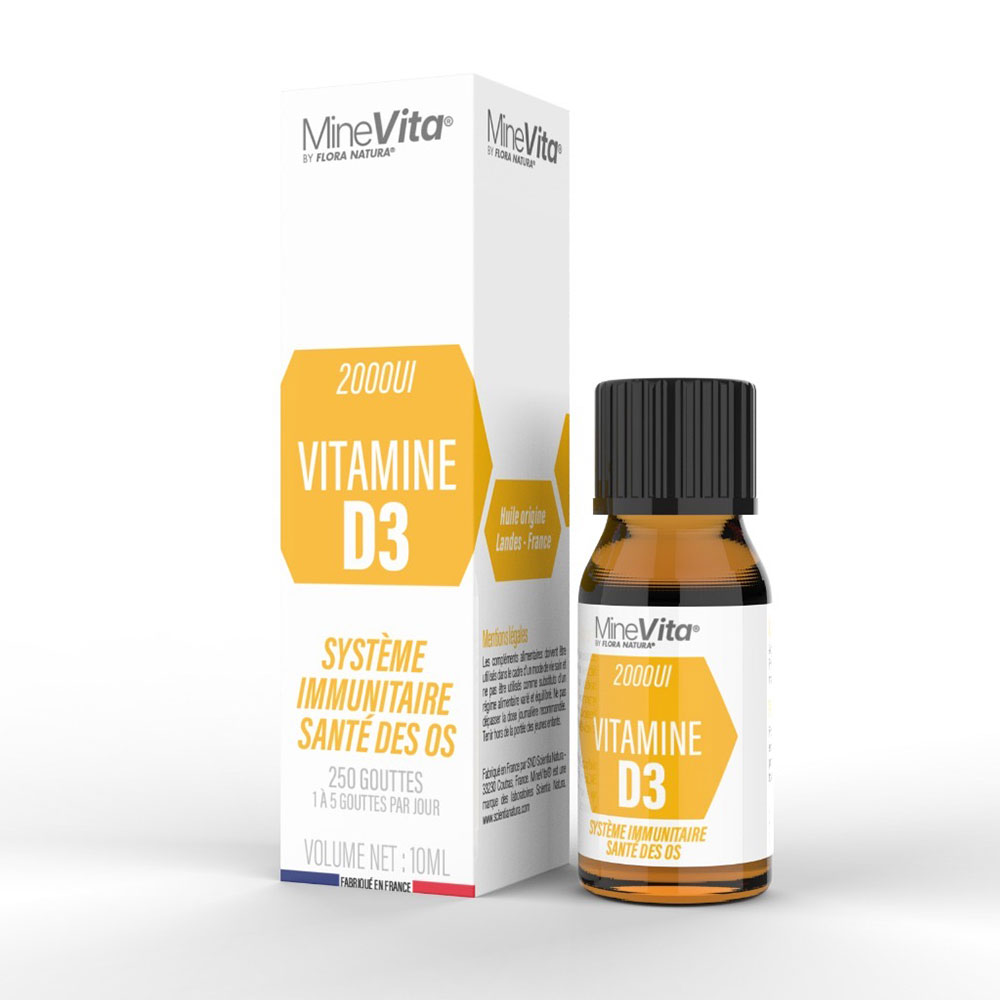 Flora Natura Minevita® Vitamin D3 2000 IU 10 ml