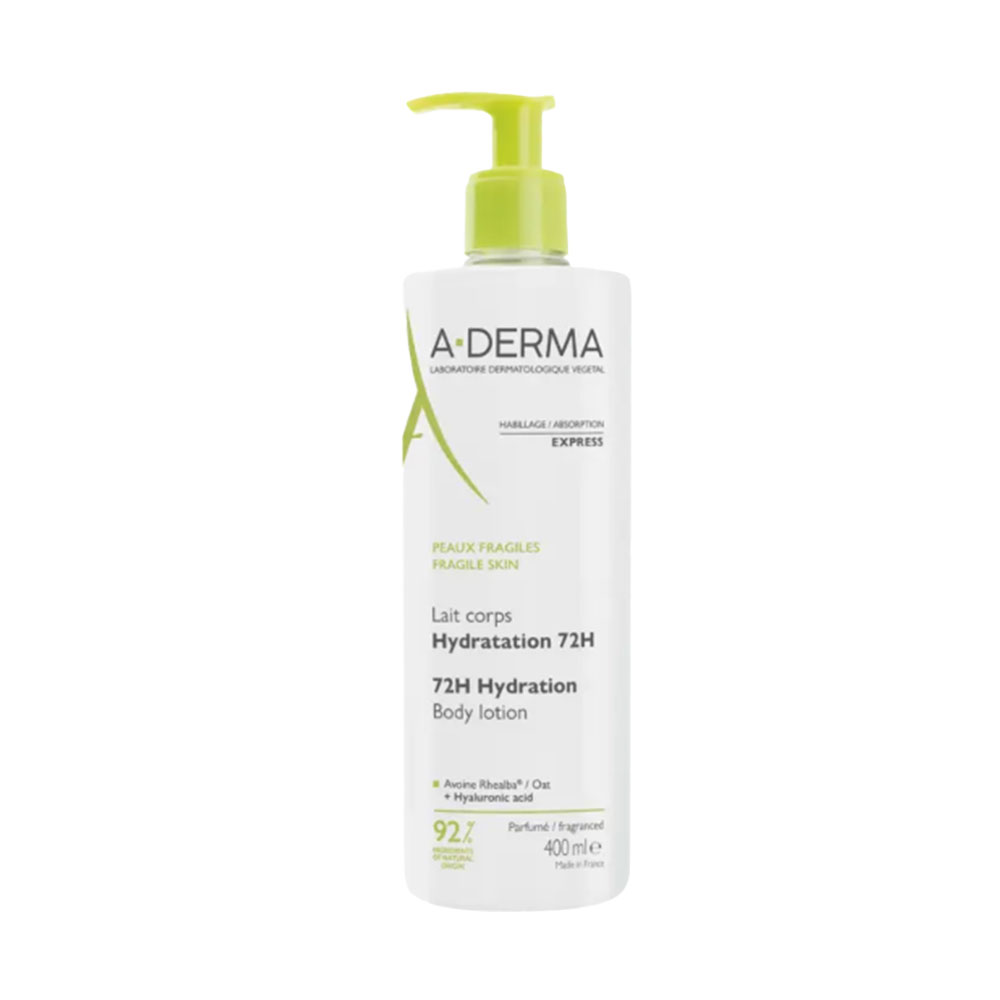 A-Derma The Essentials 72h Hydrating Body Milk sensitive and delicate skin 400 ml