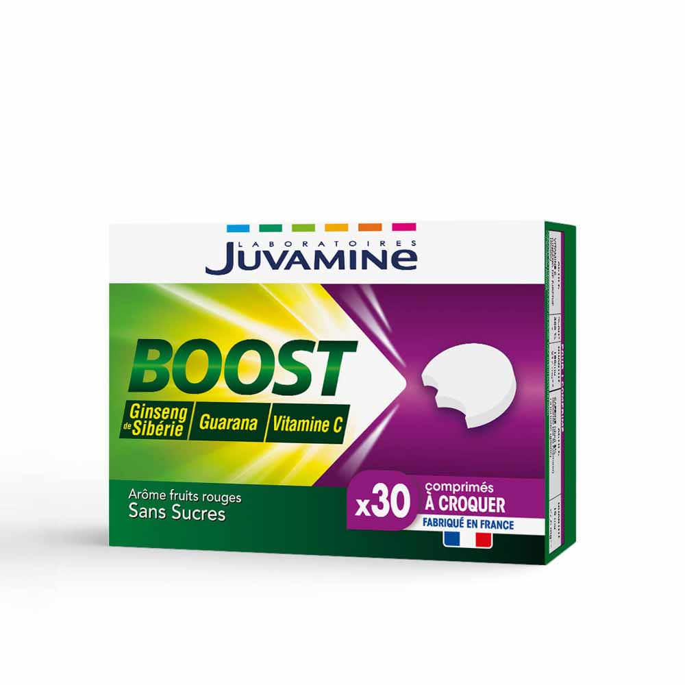 Juvamine Boost Vitamin C Ginseng Guarana X 30 Tablets