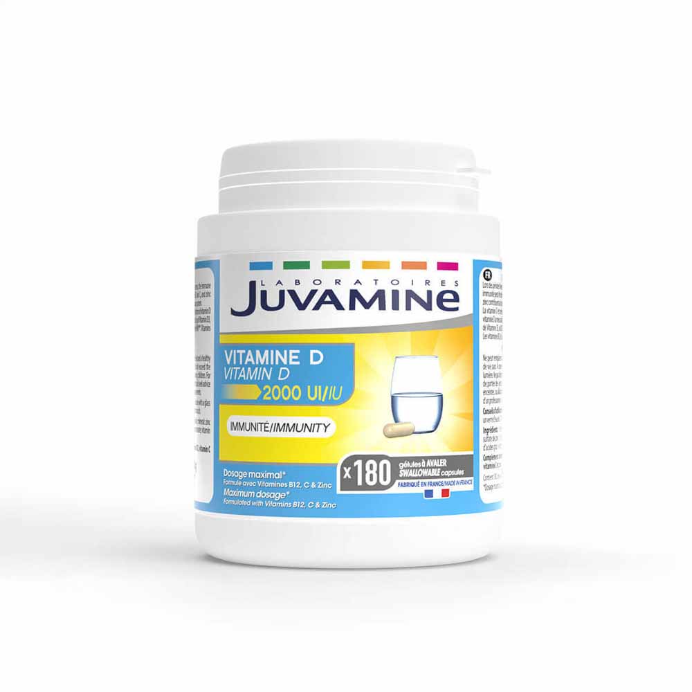 Juvamine Vitamin D 2000 IU 180 capsules