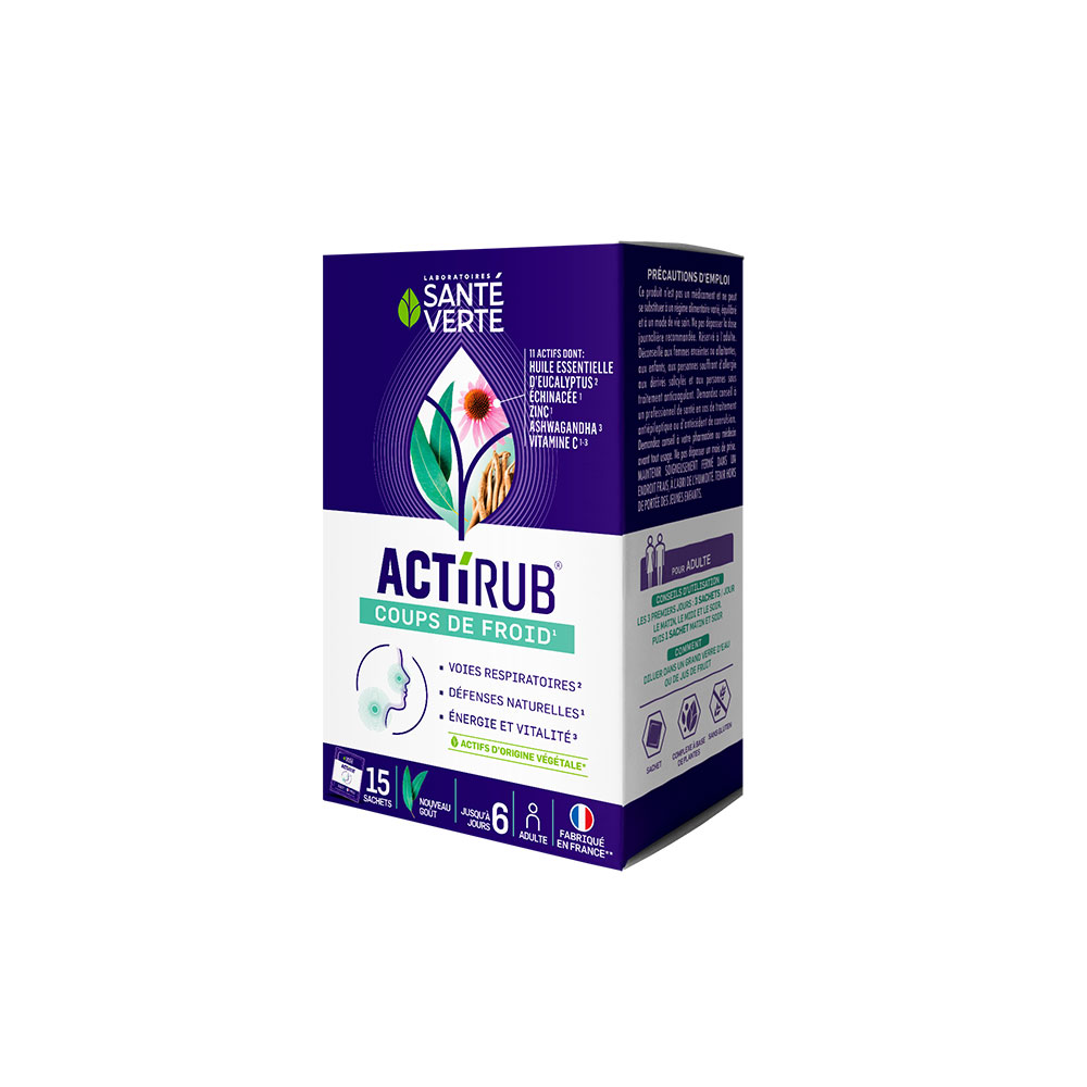 Sante Verte ActiRub Cold snaps adults 15 sachets