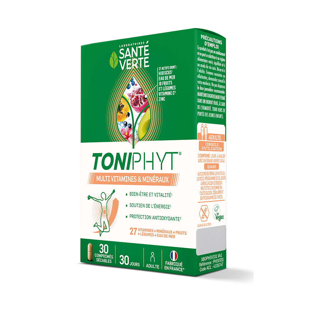 Sante Verte Toniphyt Multivitamins and minerals 30 tablets