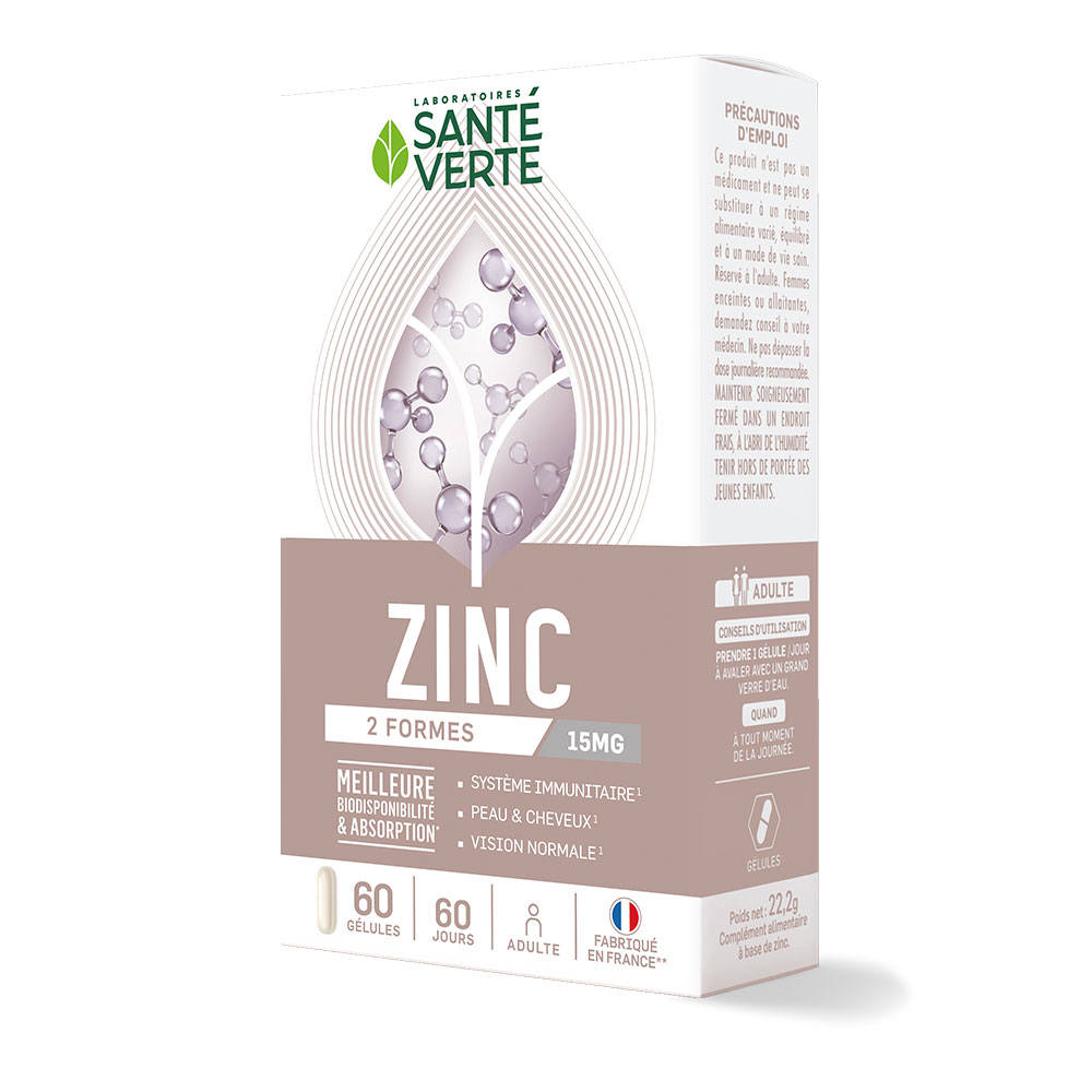 Sante Verte Zinc 15 mg 60 capsules