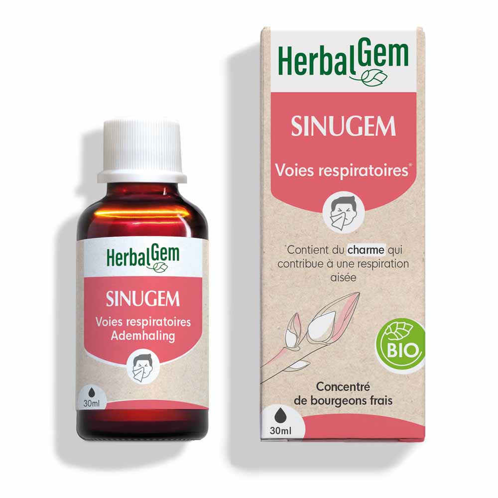 Herbalgem Gemmotherapy complexes Organic Sinugem for Respiratory Tract 30ml