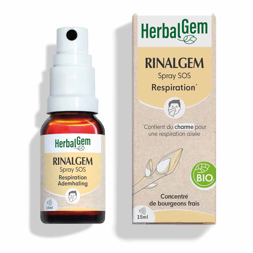 Herbalgem Gemmotherapy complexes Rinalgem Respiration Spray Bio 15ml