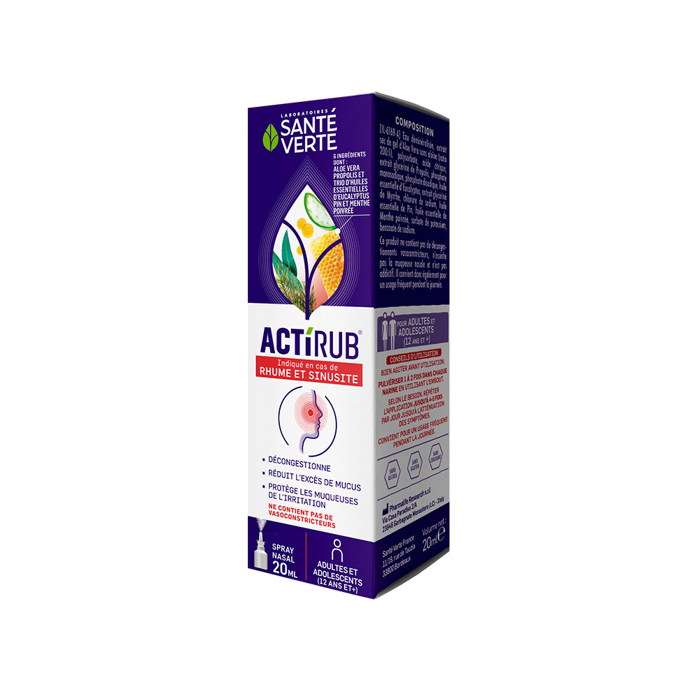 Sante Verte ActiRub Nasal spray for colds and sinusitis 20 ml