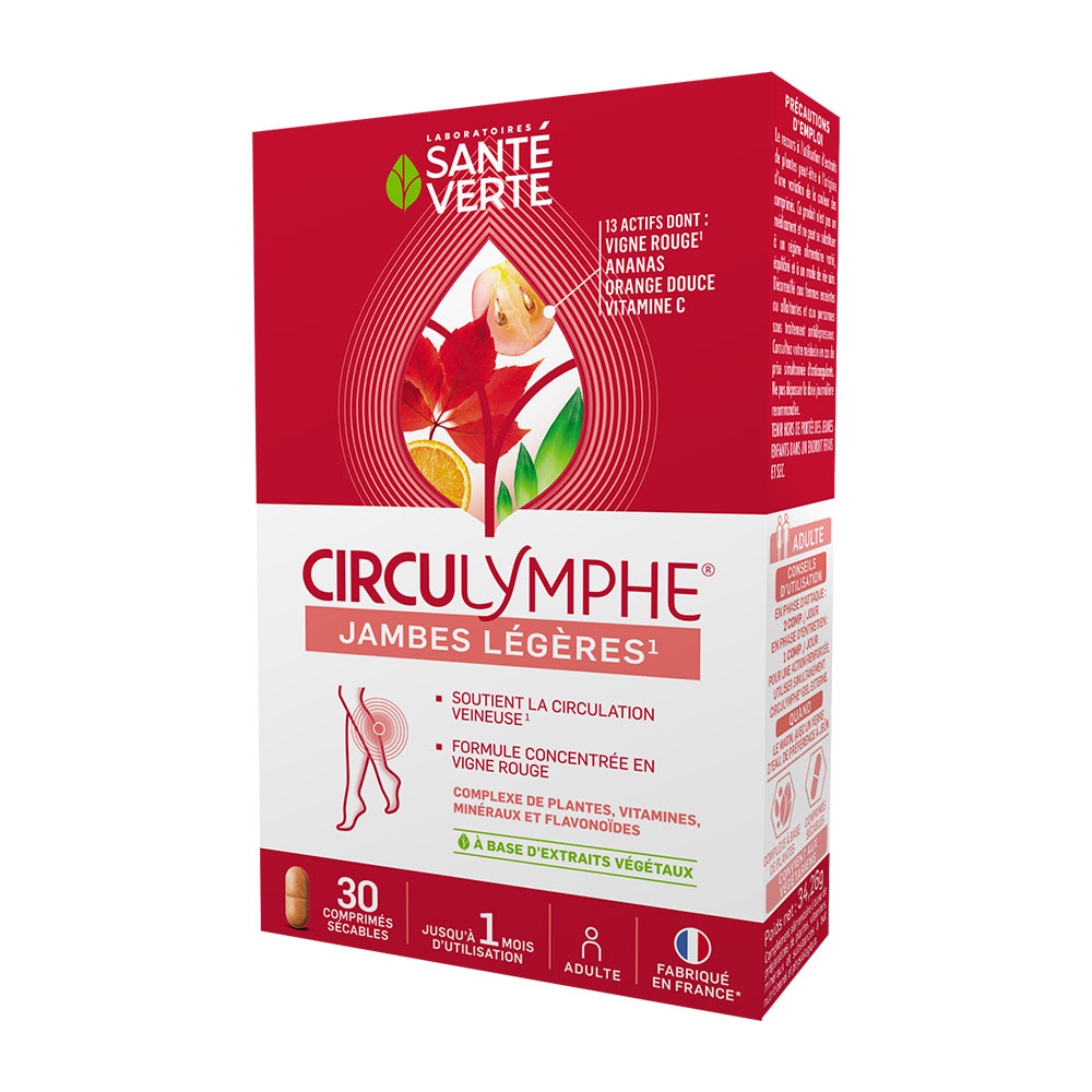 Sante Verte Circulymphe Light legs 30 tablets
