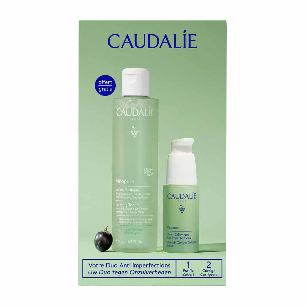 Caudalie Anti-Imperfection Duo serum and lotion duo