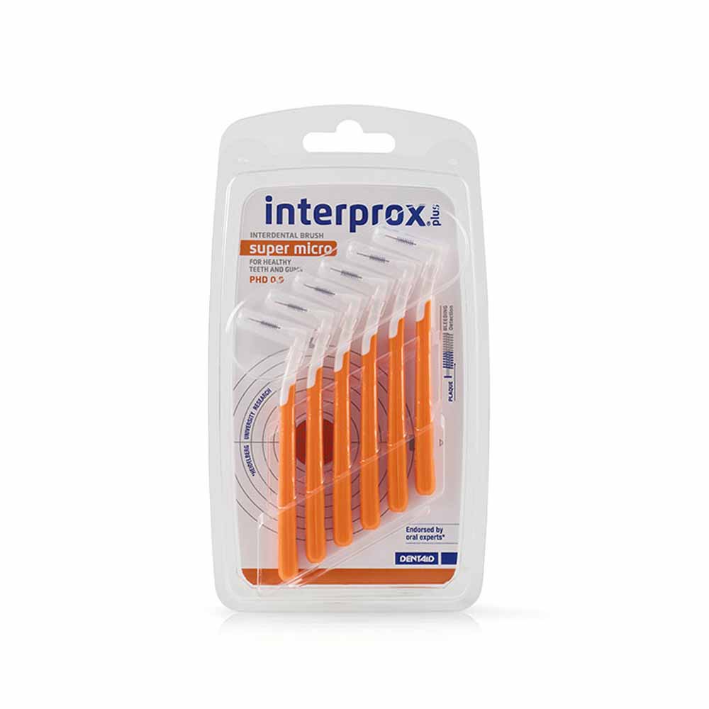 Interprox Super Micro Plus Interdental Brushes 0.9mm 6 x