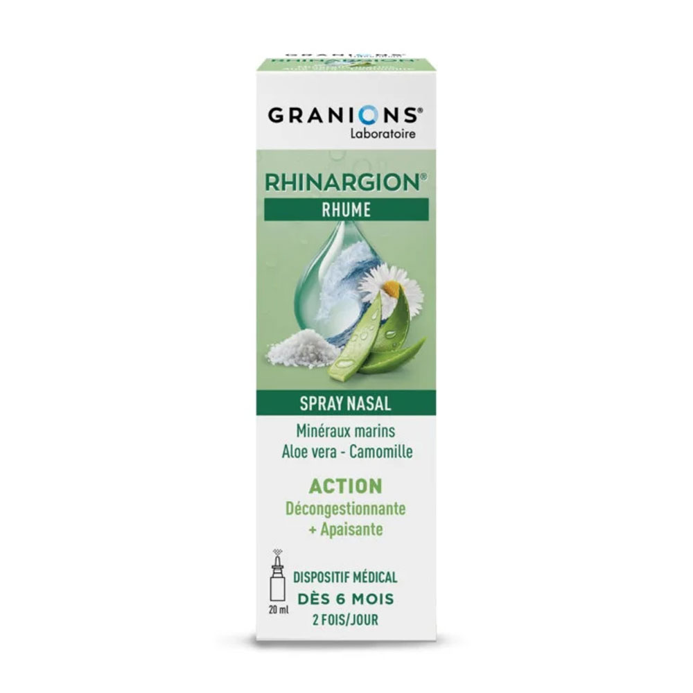 Granions Decongestant and Soothing Nasal Spray decongestant and soothing nasal spray with sea water 20 ml