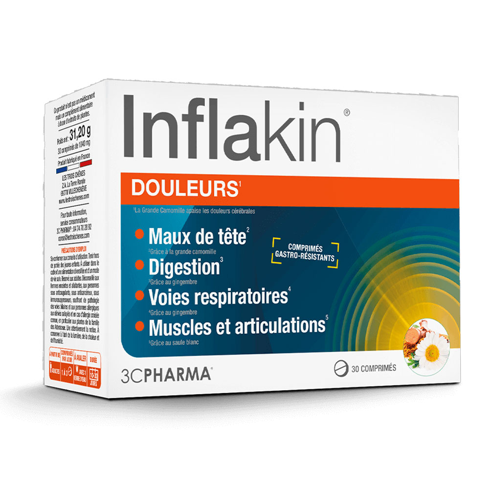 3C Pharma Inflakin Physiological soothing 30 tablets