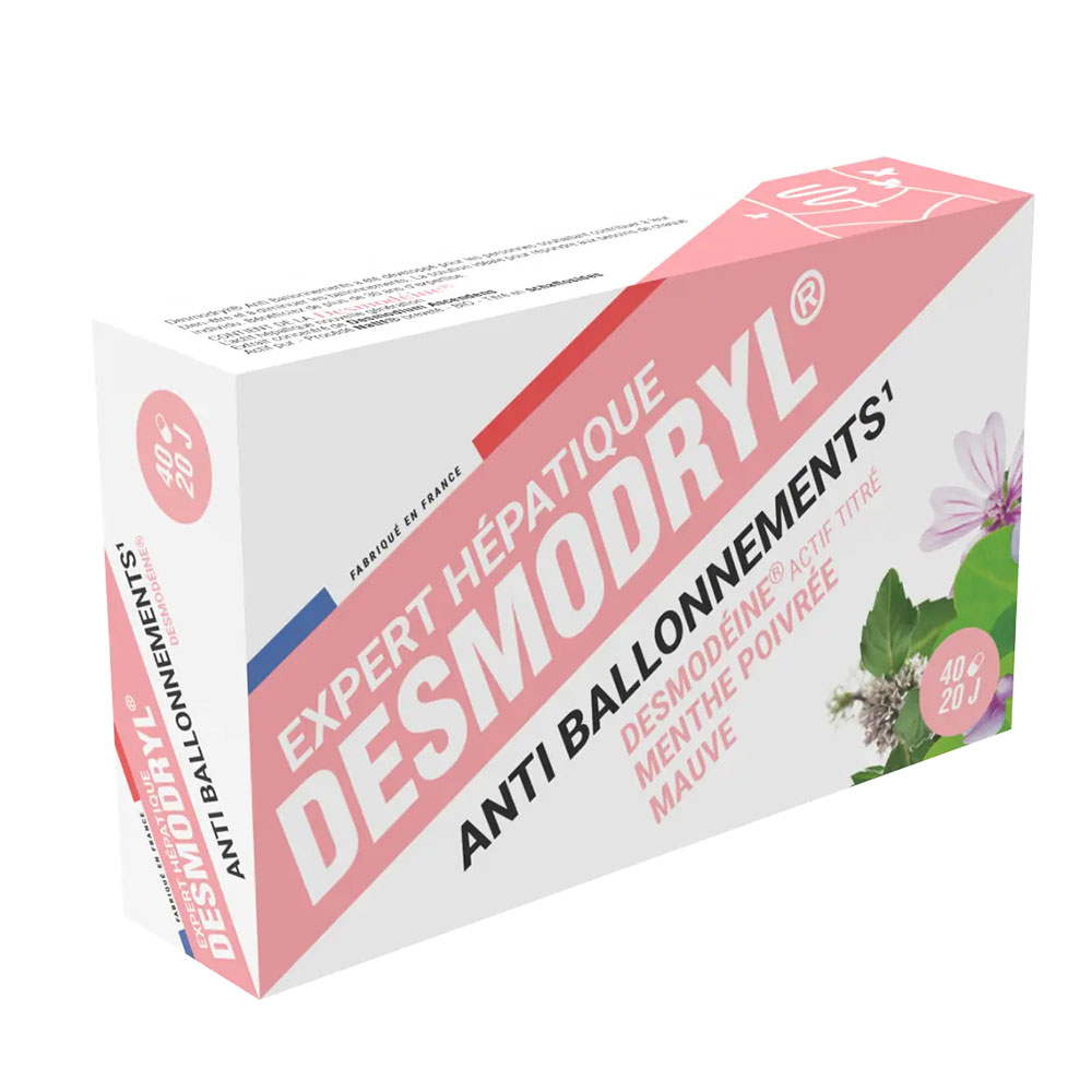 Flora Natura Desmodryl® Anti-bloating 40 capsules