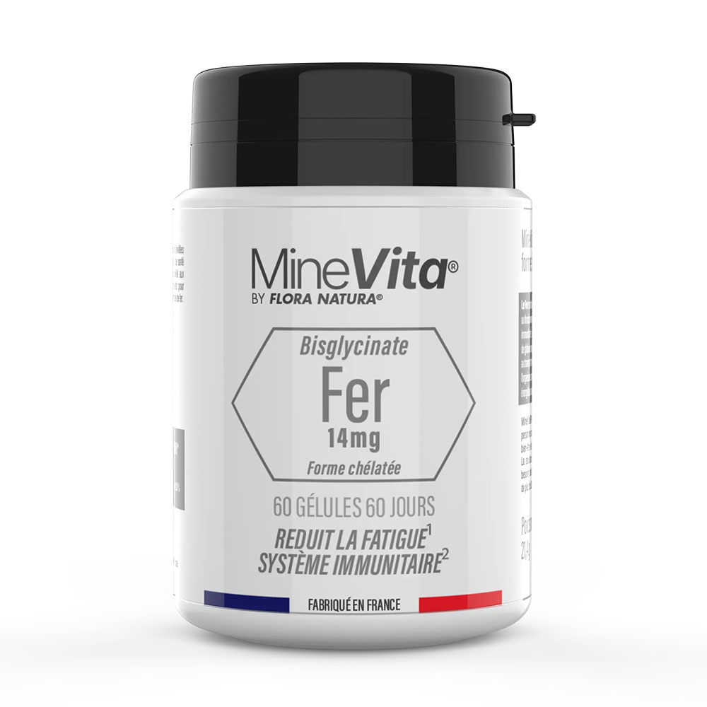 Flora Natura Minevita® Iron 14 mg bisglycinate 60 capsules