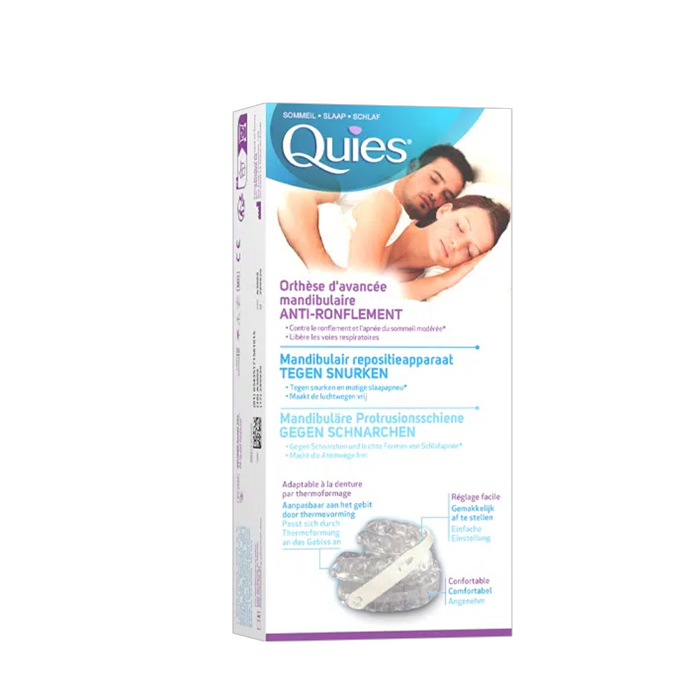 Quies Mandibular advancement device anti-snoring