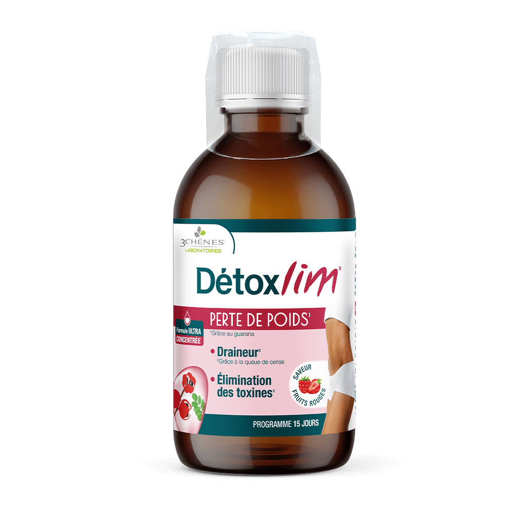 3 Chênes Weight loss Detoxlim red berry flavour 500 ml