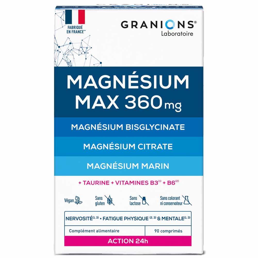 Granions Magnesium Max 360mg 90 tablets