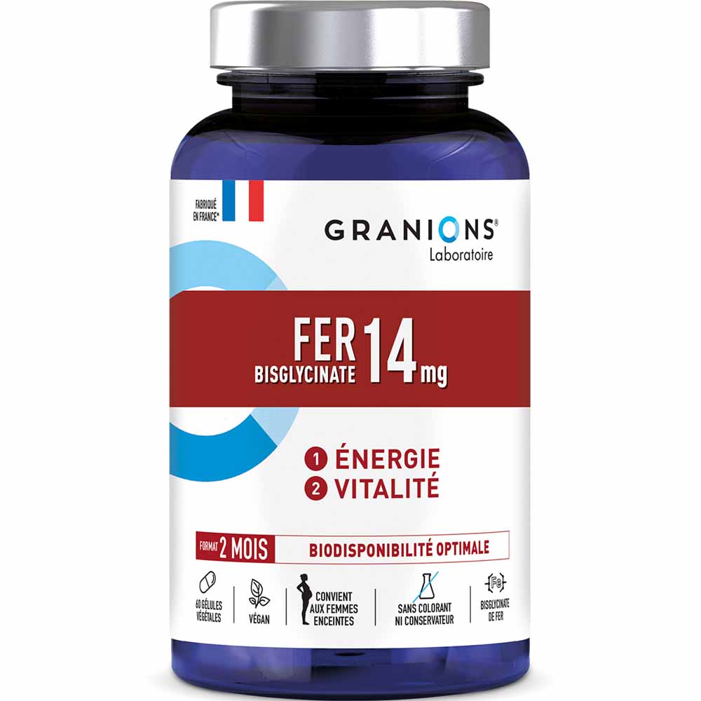 Granions Iron energy and vitality boost 60 capsules