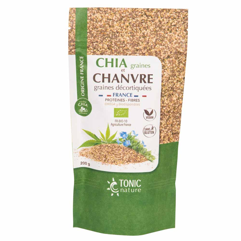 Tonic Nature Chia and Shelled Hemp Seeds Mix 200 g
