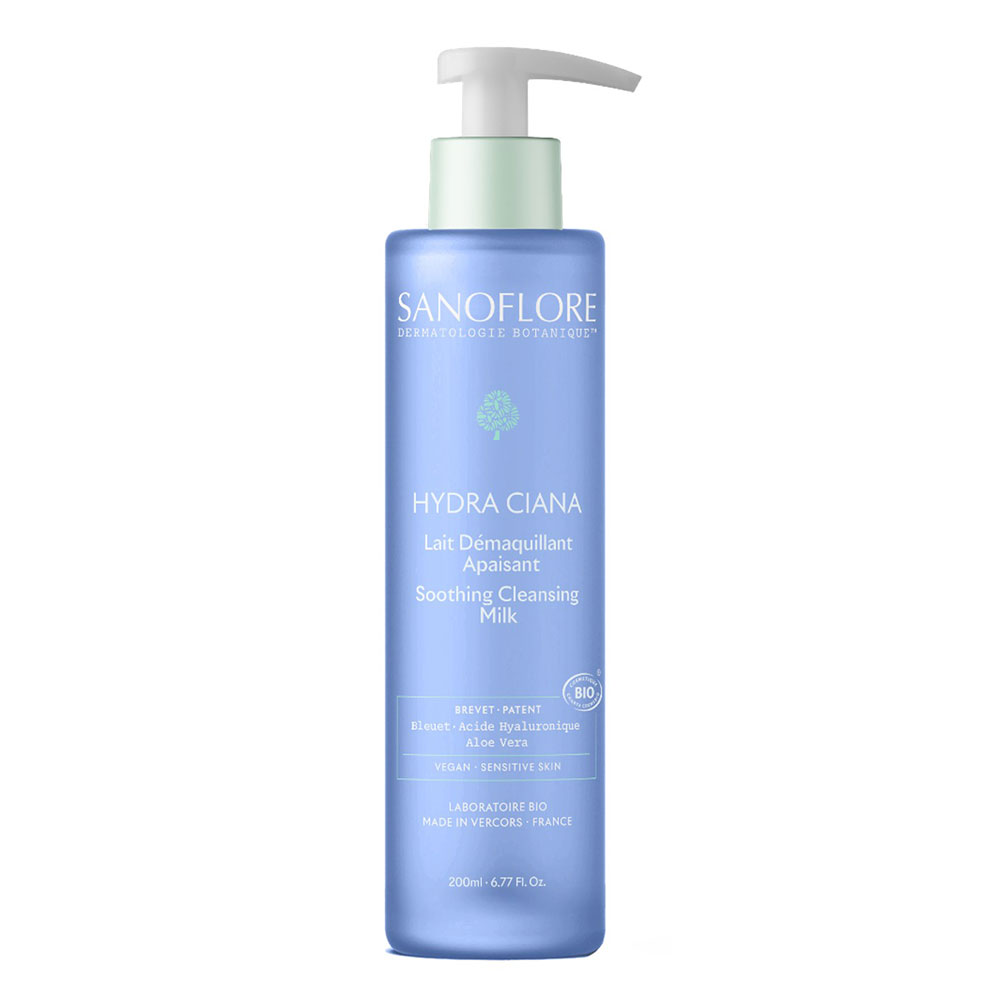 Sanoflore Hydra Ciana Soothing organic cleansing milk 200 ml