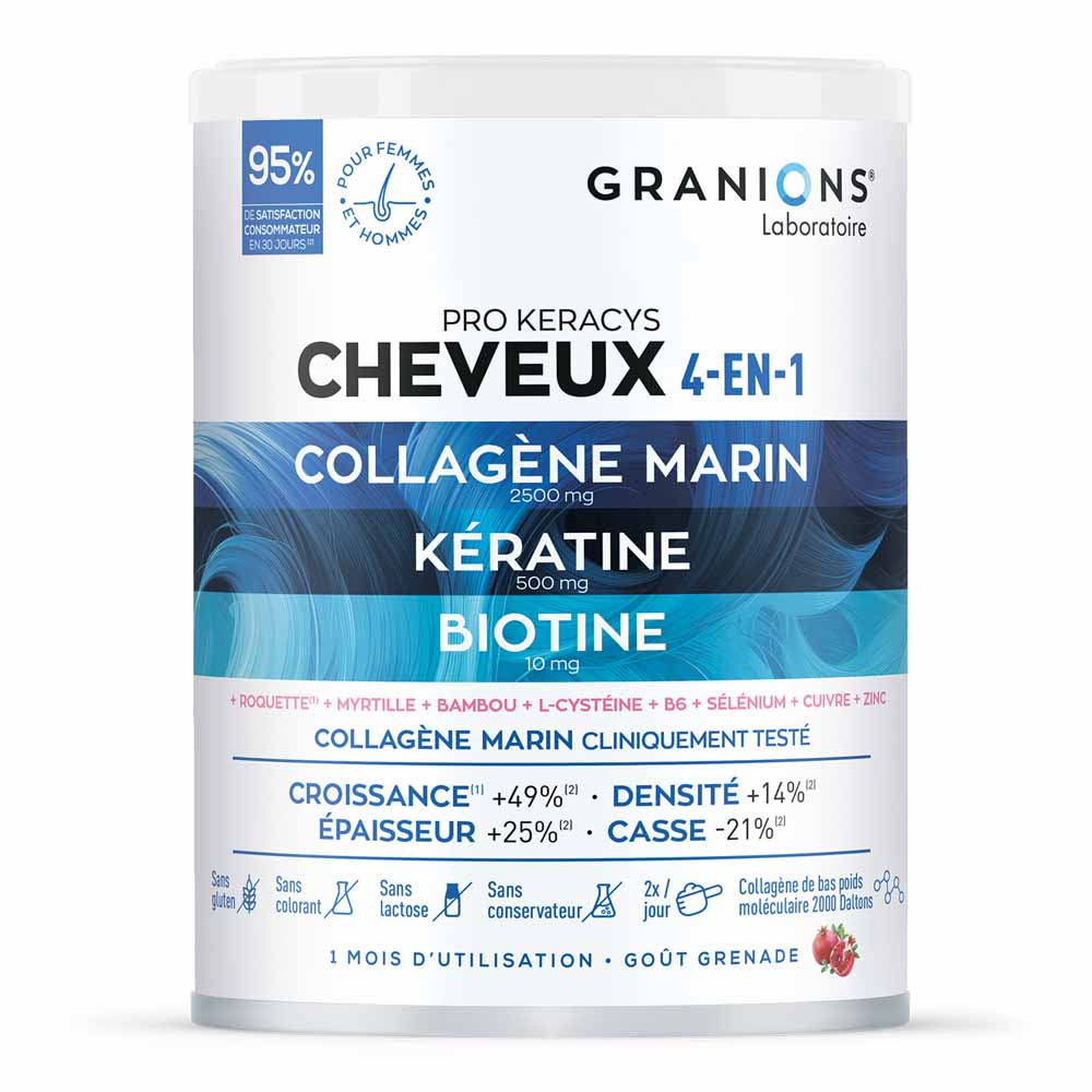 Granions Pro Keracys 4-in-1 collagen + keratin + biotin hair care 300 g