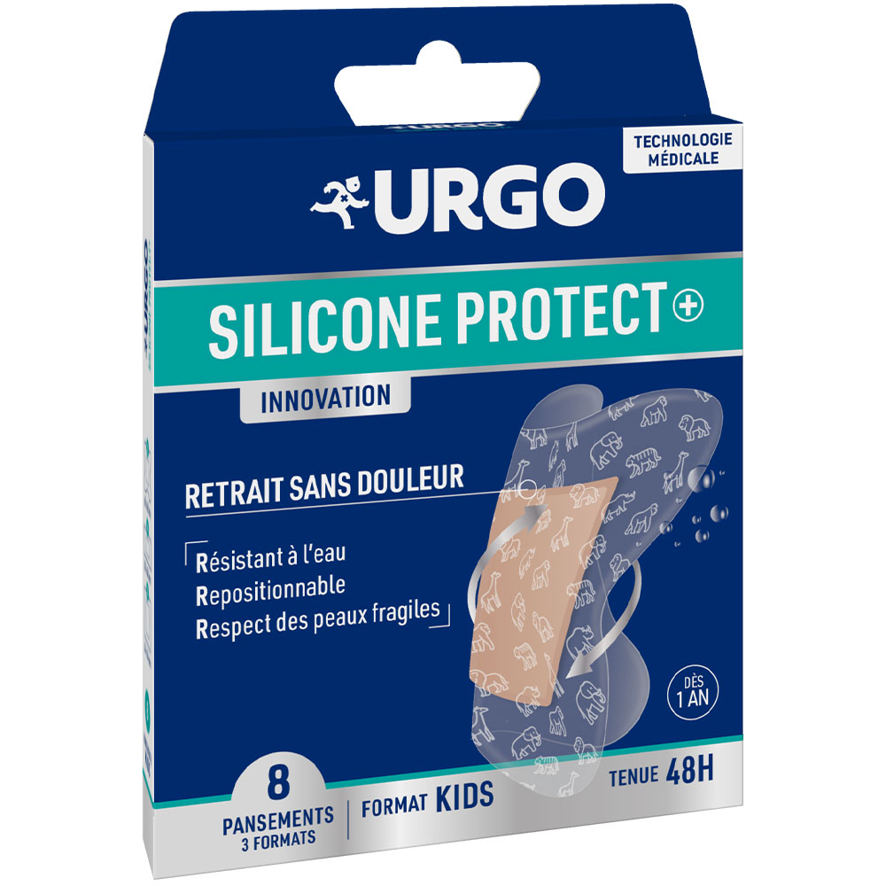 Urgo Silicone Protect+ Kids plasters 8 units
