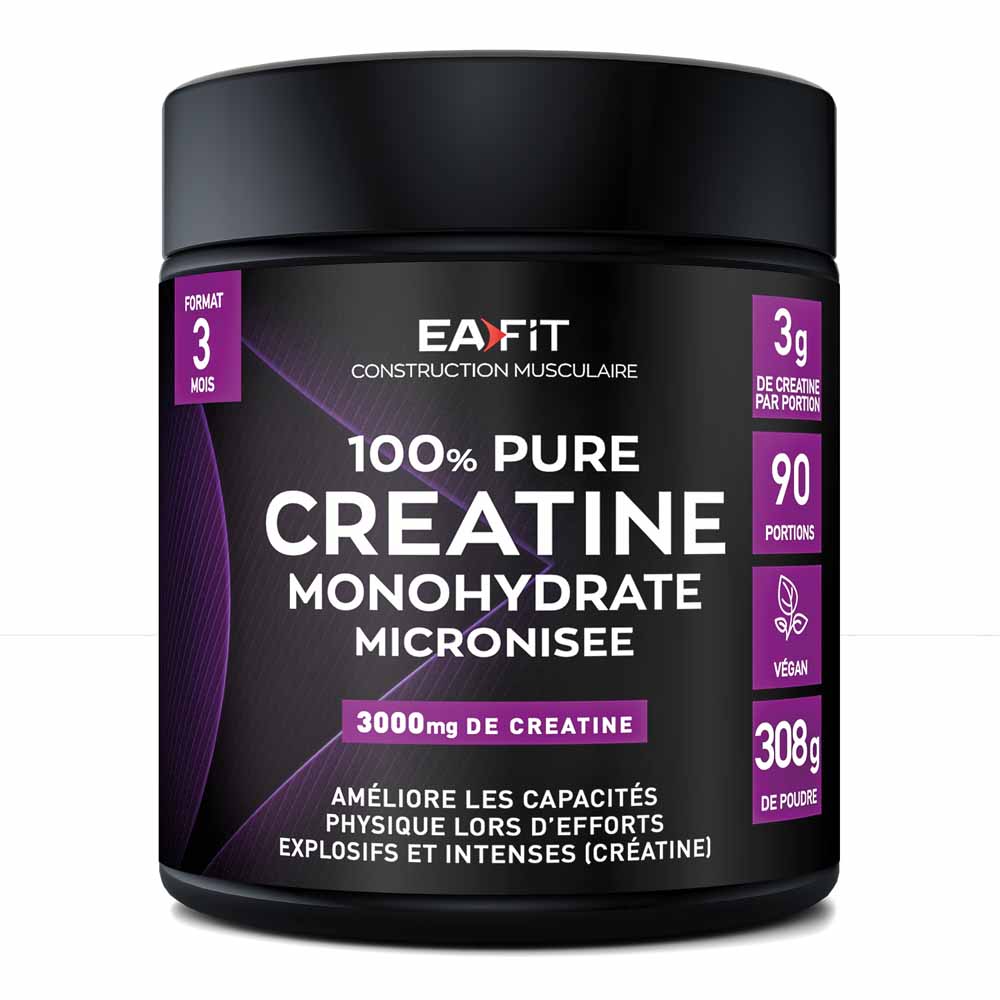 Eafit Muscular building Micronised pure creatine monohydrate powder 300 g