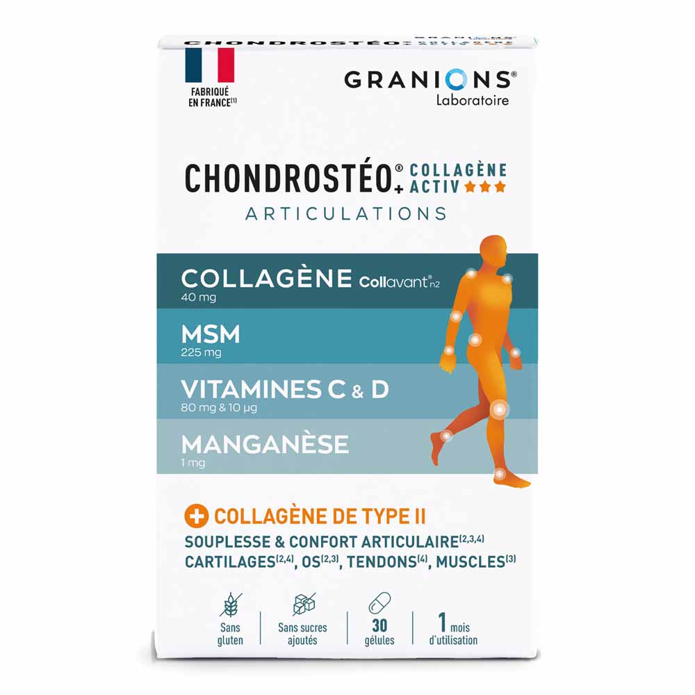 Granions Chondrosteo+ Active Collagen Joints 30 Gelules