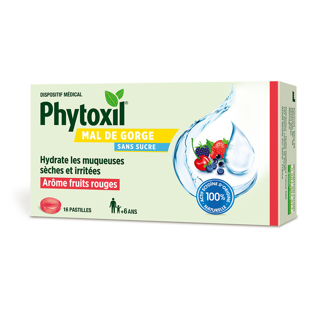 Phytoxil Sugar-Free Irritated Throat From 6 years 16 tablets