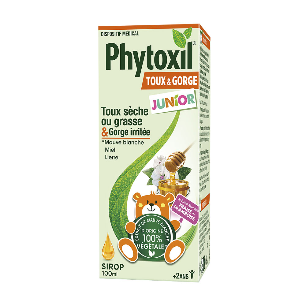 Phytoxil Junior cough and throat syrup 100 ml