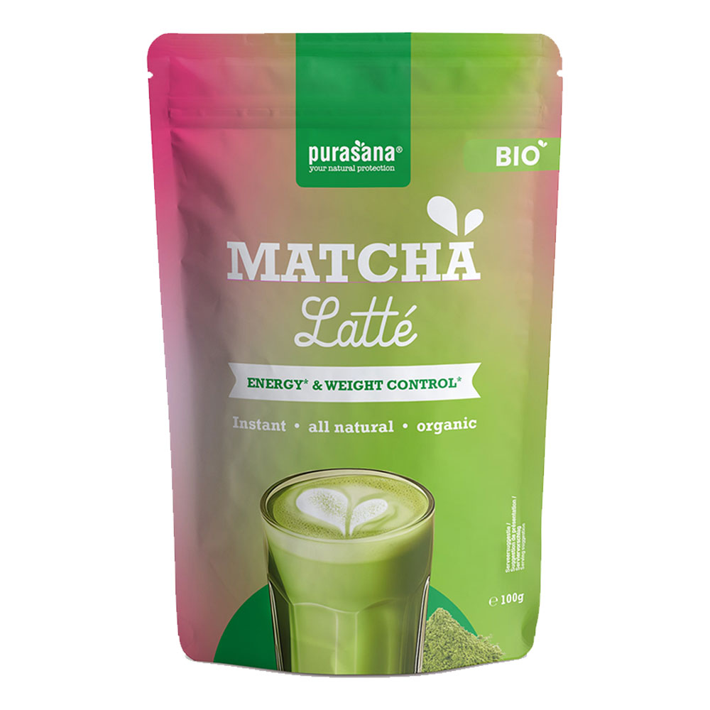 Purasana Instant matcha latte 100 g