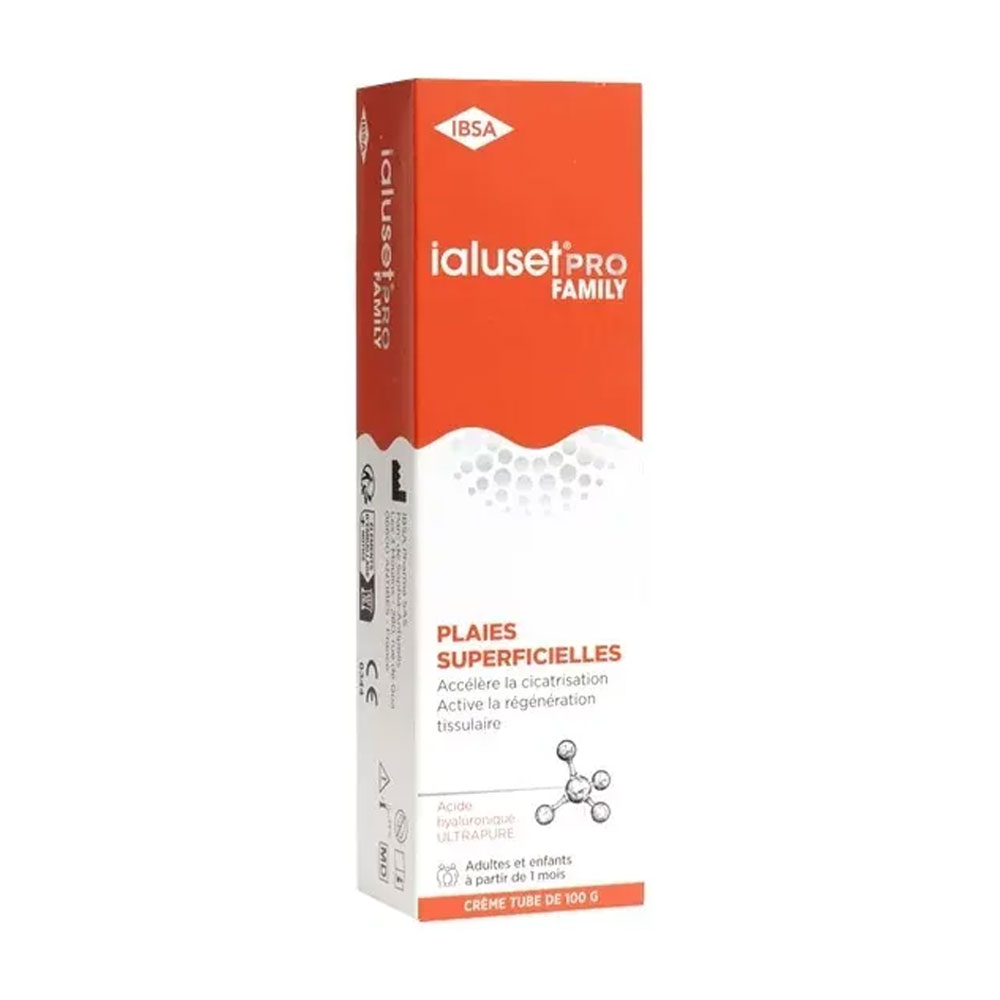 IBSA Ialuset Pro Family Healing cream for superficial wounds suitable for adults and children 100 g