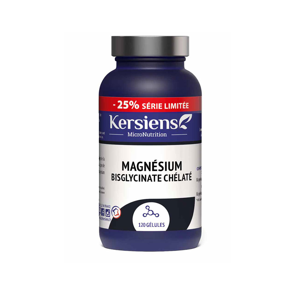 Kersiens Chelated magnesium bisglycinate 120 capsules