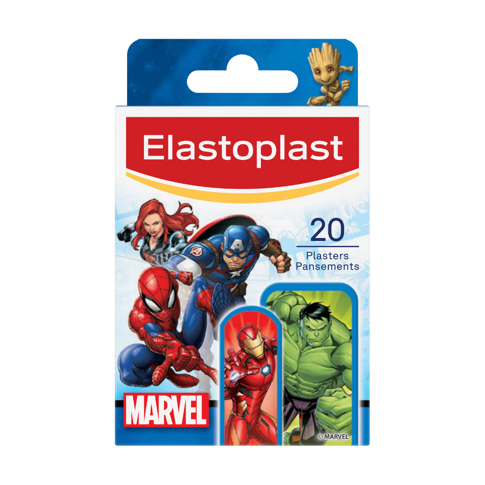 Elastoplast Pansements Enfants Disney MARVEL 2 formats x20