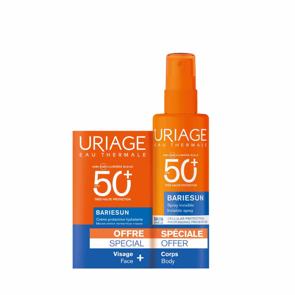Uriage Bariésun Face and body protective cream and invisible spray