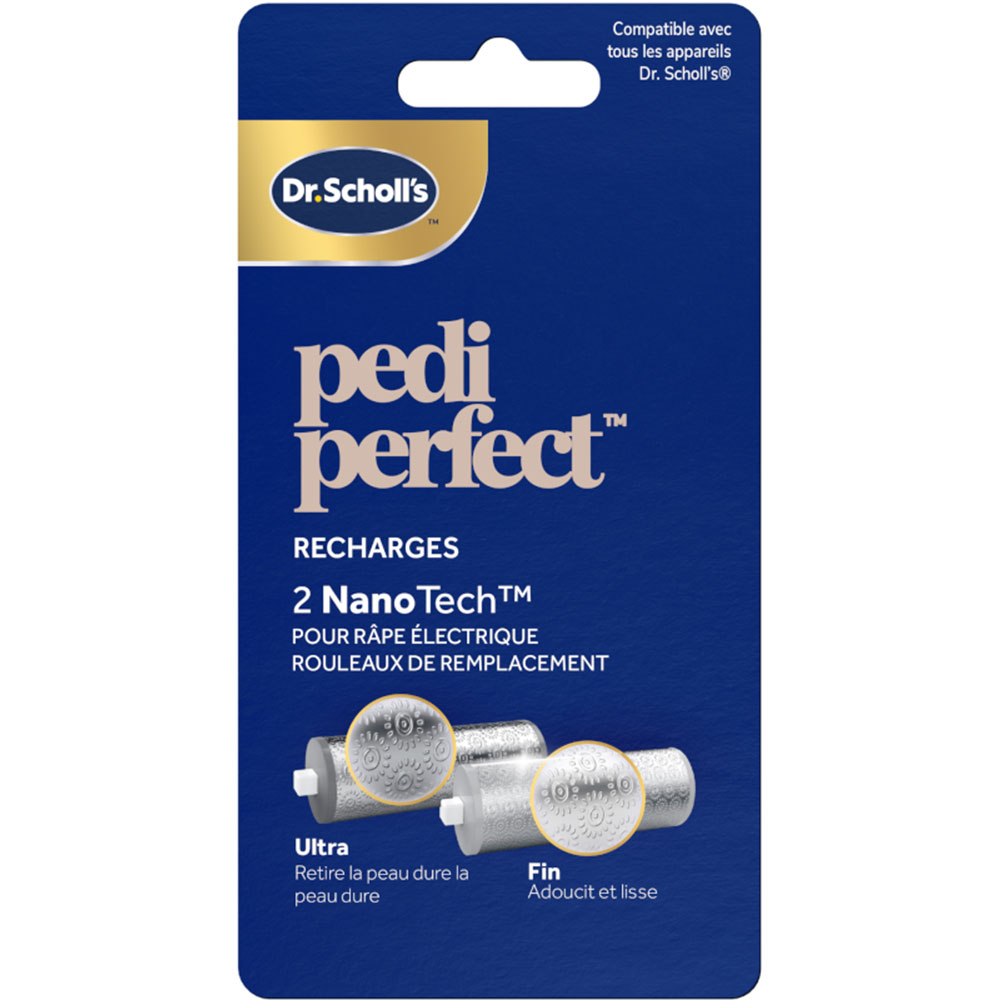 Scholl Pedi Perfect Refills Nano Tech x2