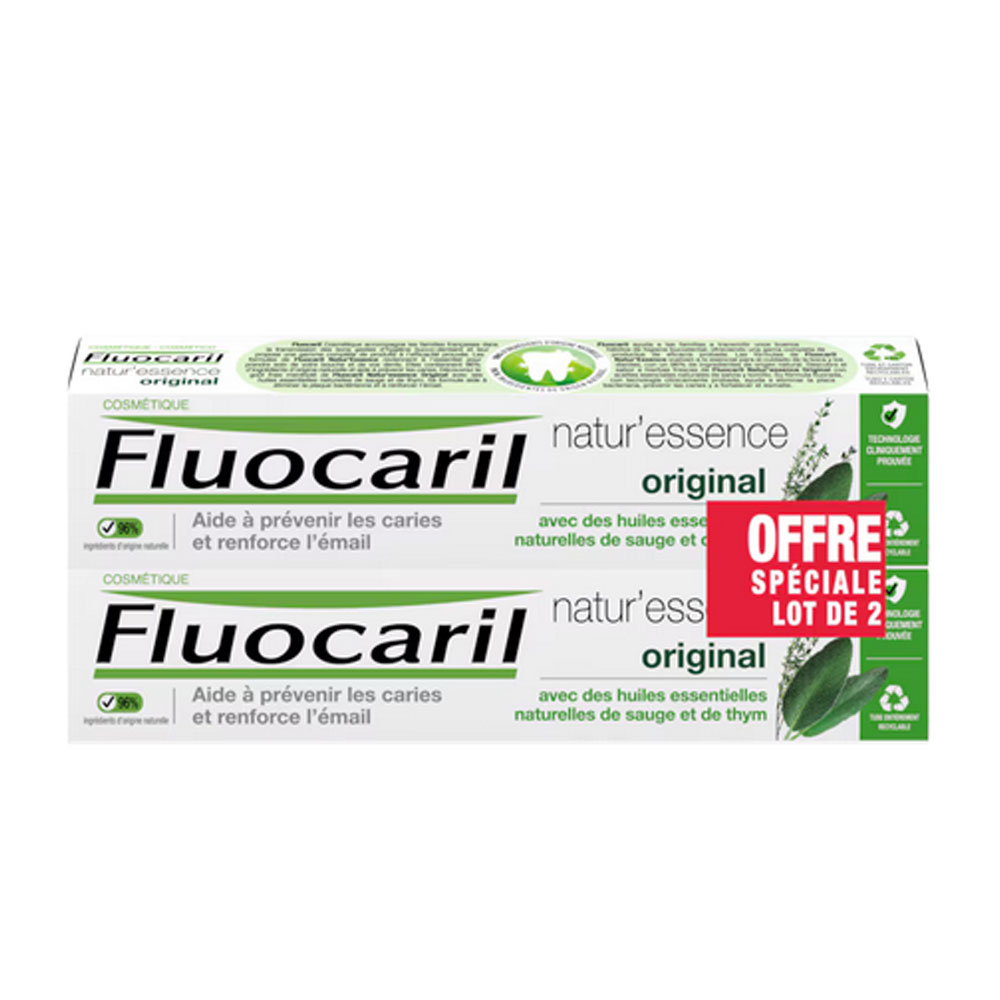 Fluocaril Natur'Essence Original bi-fluorated toothpaste 75ml
