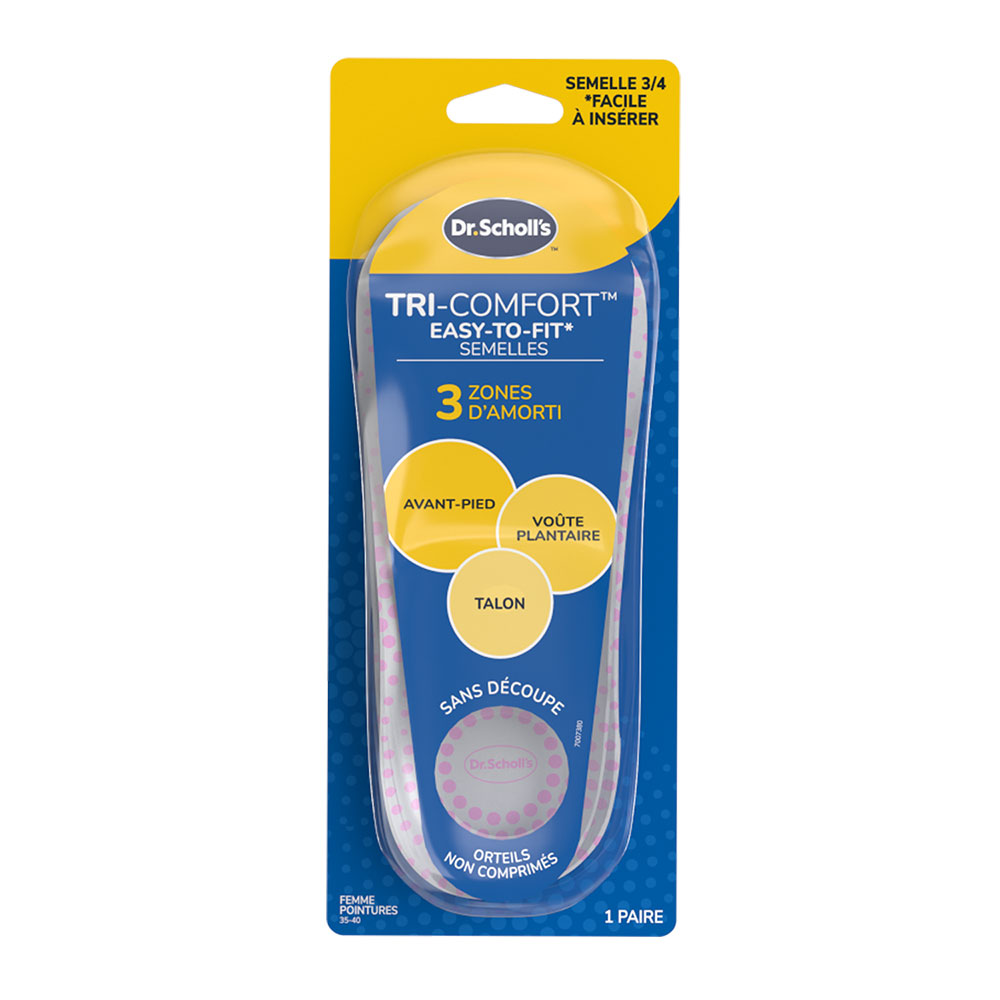 Scholl Tri-Comfort insoles fits uk shoe sizes 3–6