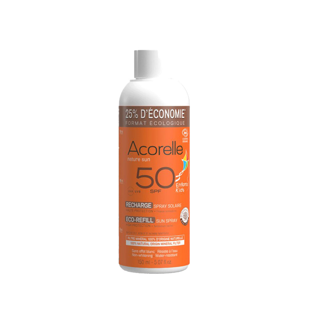 Acorelle Children's SPF50 sun spray refill 150 g