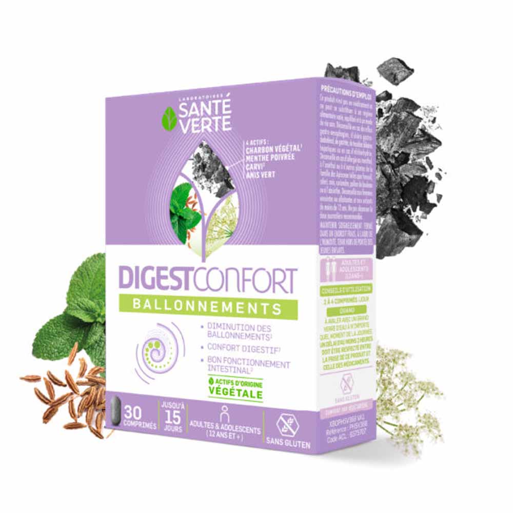 Sante Verte DIgestConfort Bloating relief 30 tablets