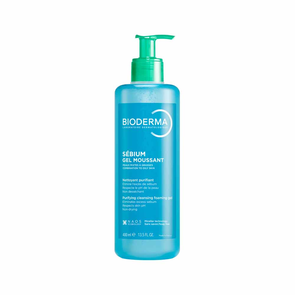 Bioderma Sebium Foaming gel oily and combination skin 400 ml