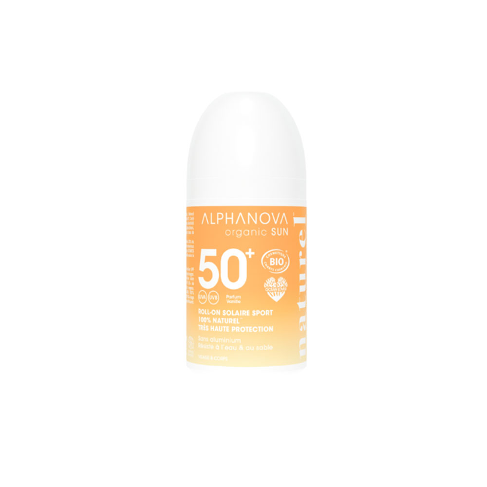 Alphanova Organic Sun High resistance SPF50+ sun roll-on 50 g