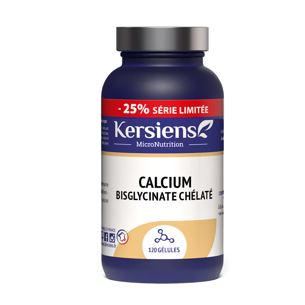 Kersiens Chelated Calcium Bisglycinate 120 capsules