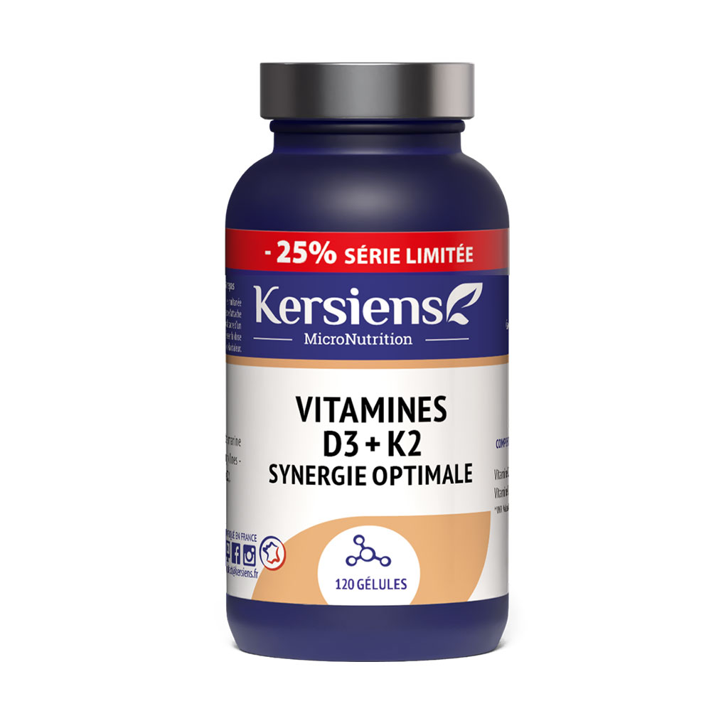 Kersiens Vitamins D3 + K2 120 capsules