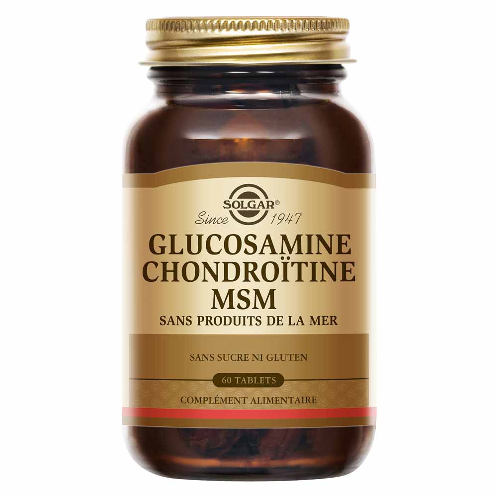 Solgar Glucosamine, chondroitin and MSM 60 tablets