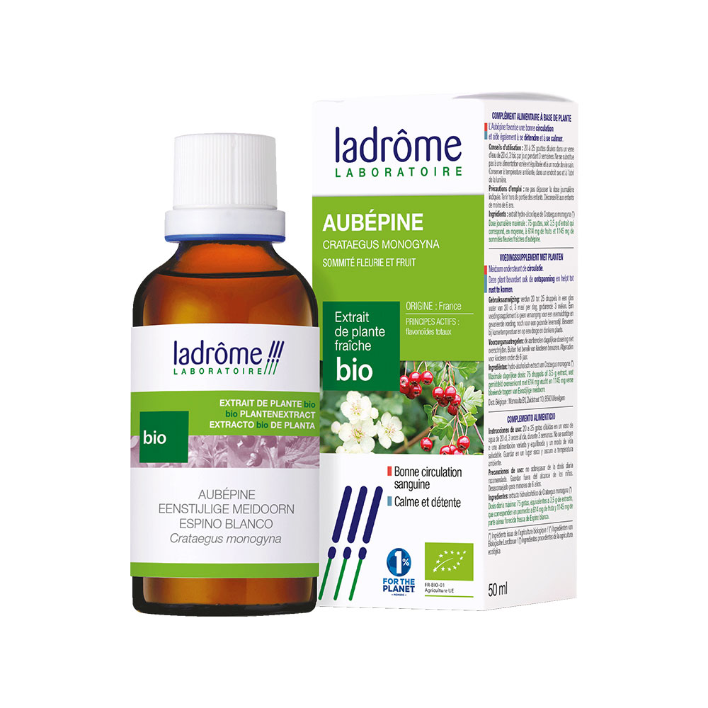 Ladrôme Hawthorn flowering top and fruit extract 50 ml