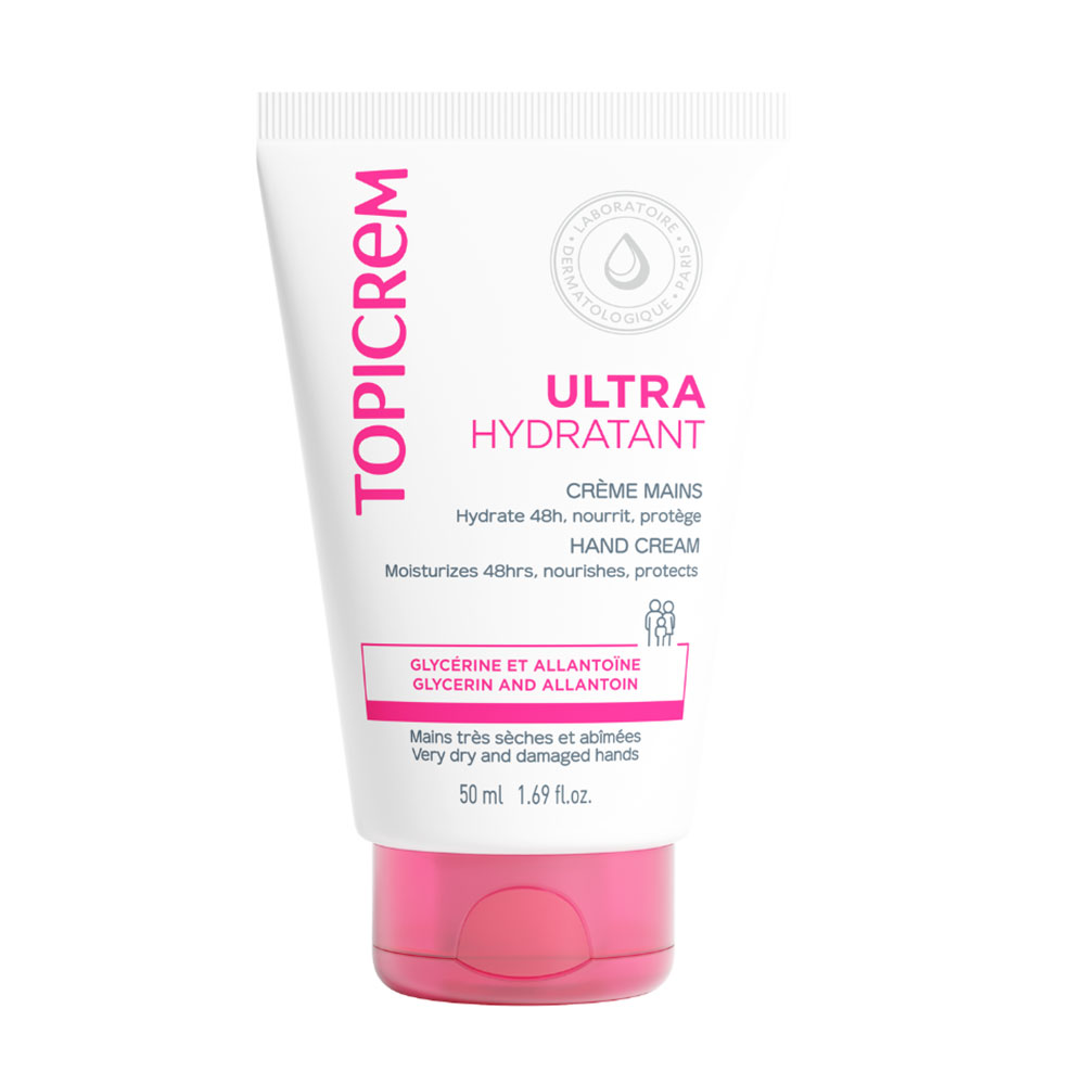 Topicrem Ultra-Hydrating Hand cream for extremely dry and damaged hands 50 ml