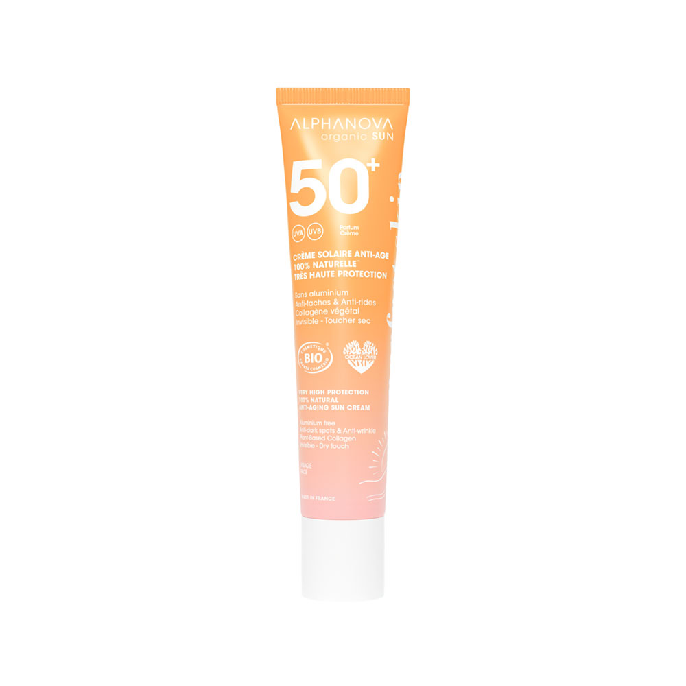 Alphanova Organic Sun Anti-Ageing Sun Cream SPF50+ 40 g